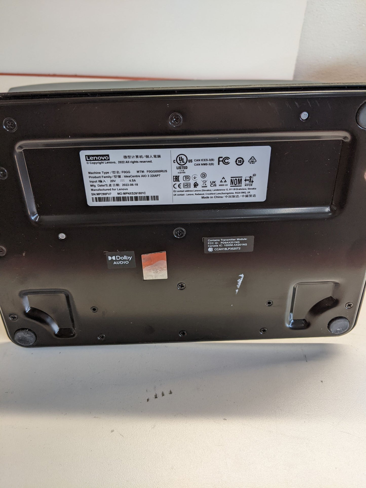 Lenovo IdeaCentre AIO 3 22IAP7 PG-8505 8GB, 256GB