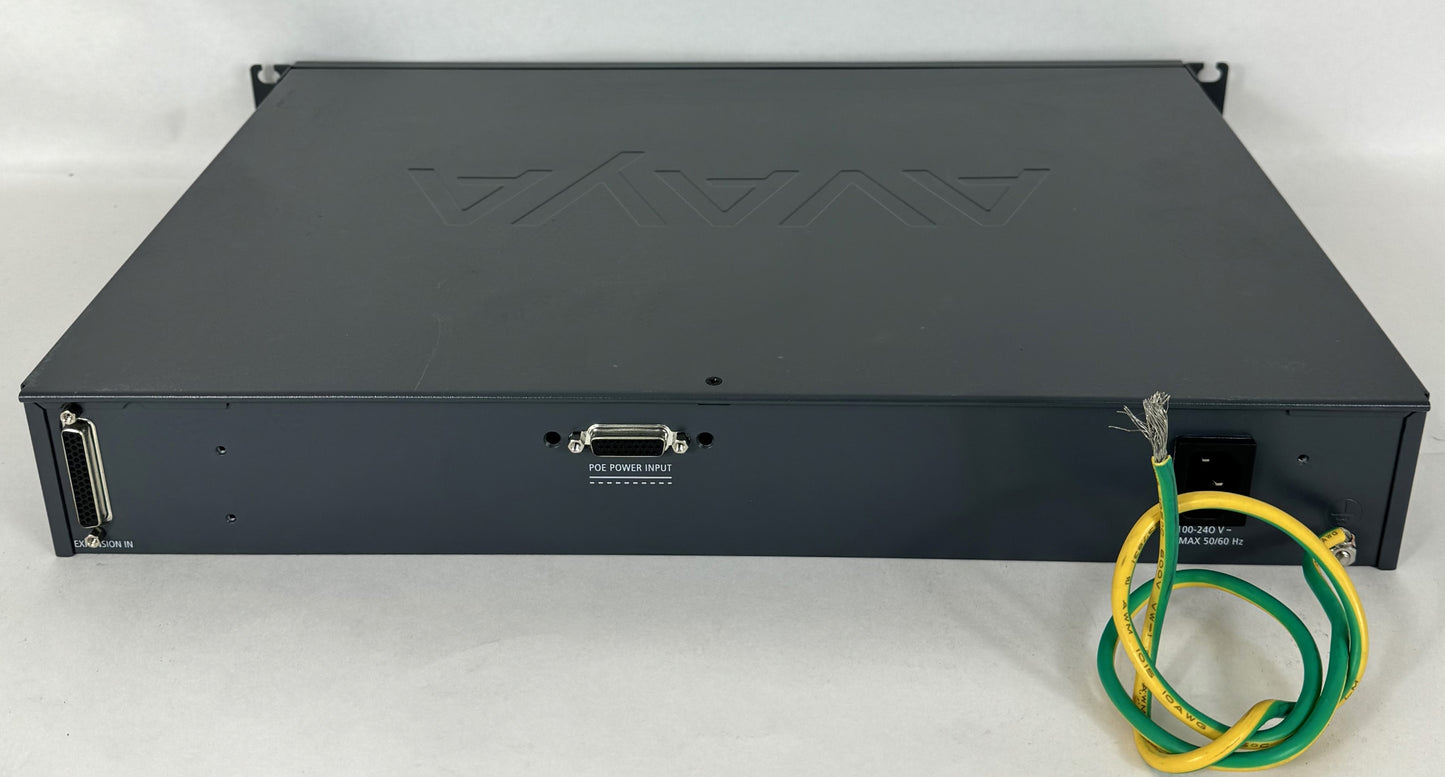Avaya EM200 V5/V6 V6/V8 Media Gateway w/ MM710B T1/E1 HV16 and MM711 Analog HV49