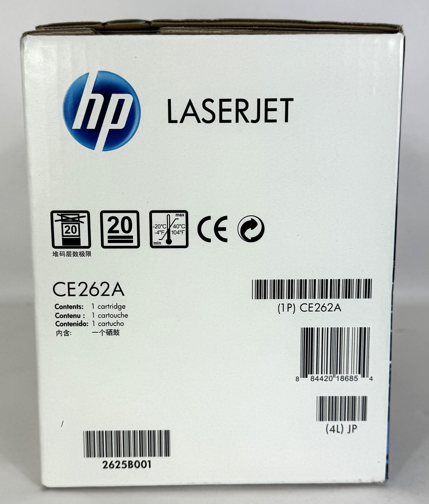 GENUINE OEM HP CE262A 648A YELLOW TONER CARTRIDGE Laserjet CP4025 CP4525