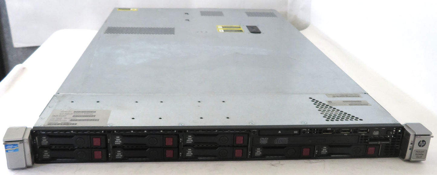 HPE DL360p Gen8 ProLiant 2x E5-2630L @2.0GHz(x2) 64GB RAM NO HDD 8 Slots