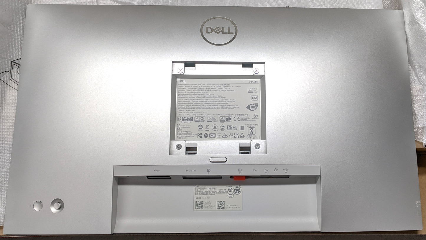 DELL ULTRASHARP 24in U2422H MONITOR