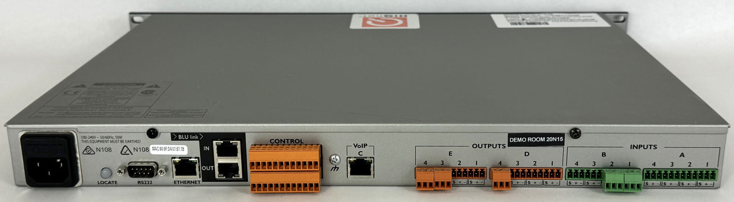 BSS Soundweb London BLU-103 Conferencing Processor with AEC & VOIP