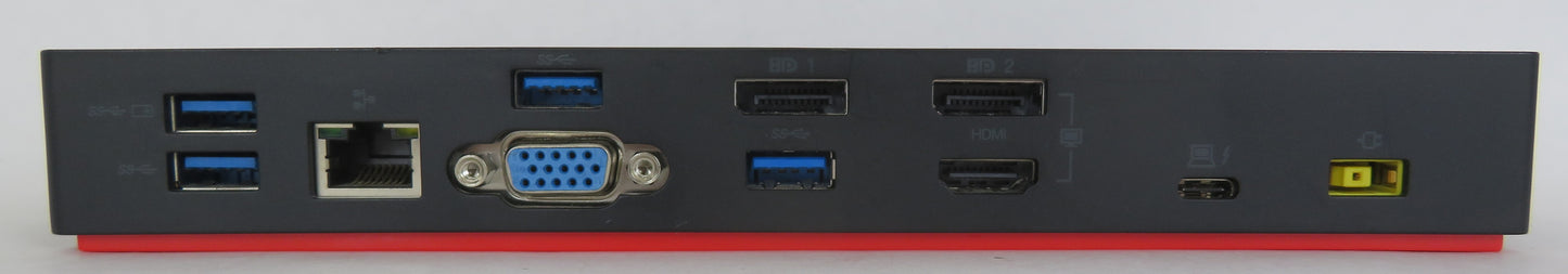 Lenovo DBB9003L1 ThinkPad Thunderbolt 3 Dock USB C USB 3.0 DisplayPort HDMI VGA