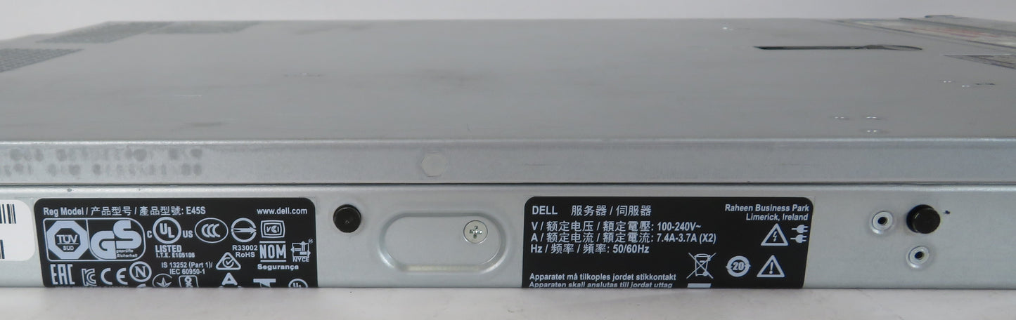 Dell PowerEdge R440 Xeon Gold 6242 (x2) @2.8GHz 128GB RAM 480GB (x4) SSD 8-BAY