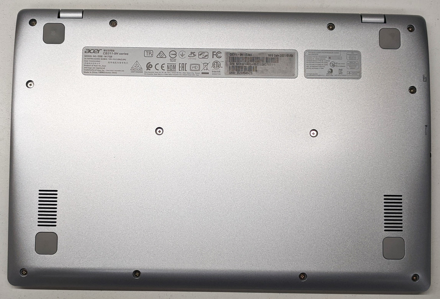 Acer Chromebook 311 LAPTOP INTEL CELERON,4GB,32GB SSD