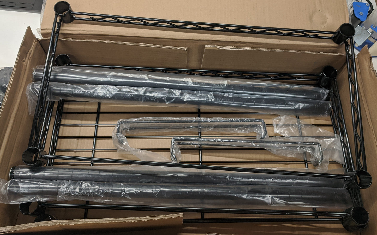 SAFCO 5728BL TWO-TIER MOBILE FILE CART