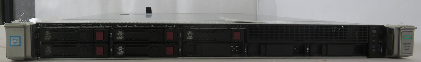 HP ProLiant Server DL360 G9 E5-2620v3 x2 @2.4Ghz 64GB RAM 1.2TBx3 600GBx2 500Wx2