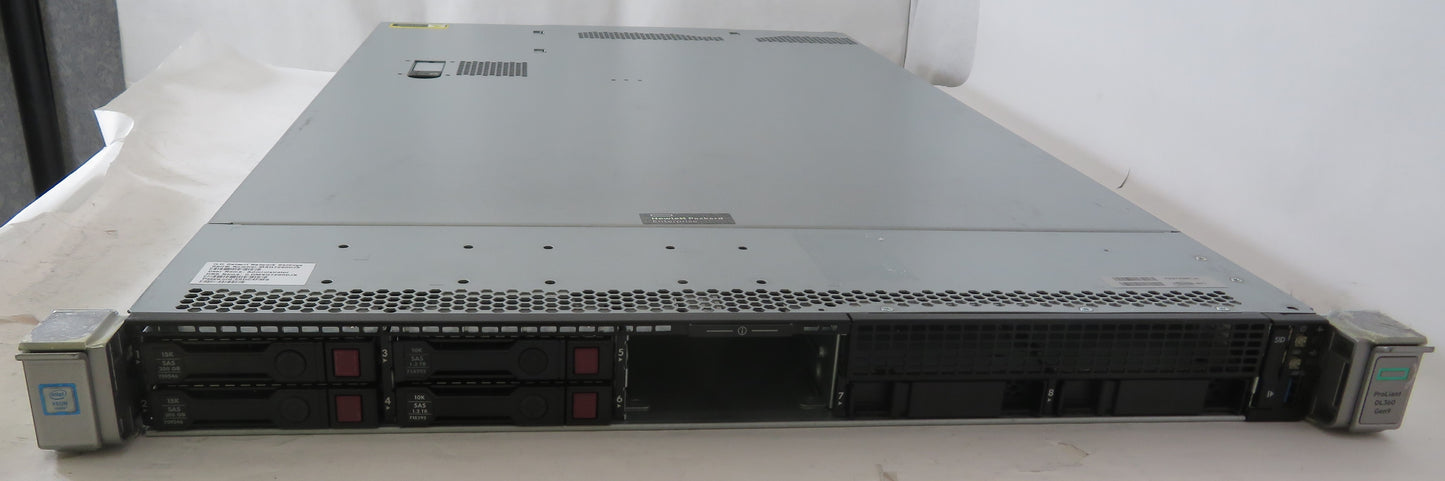 HP ProLiant Server DL360 G9 E5-2698v3x2 @2.3Ghz 256GB RAM 1.2TBx2 300GBx2 800Wx2