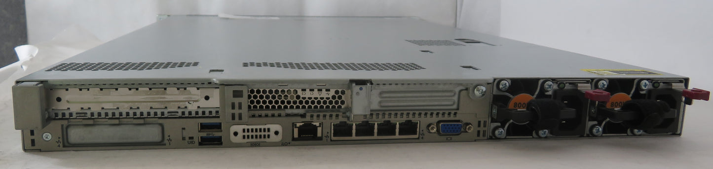 HP ProLiant Server DL360 G9 E5-2698v3x2 @2.3Ghz 256GB RAM 1.2TBx2 300GBx2 800Wx2