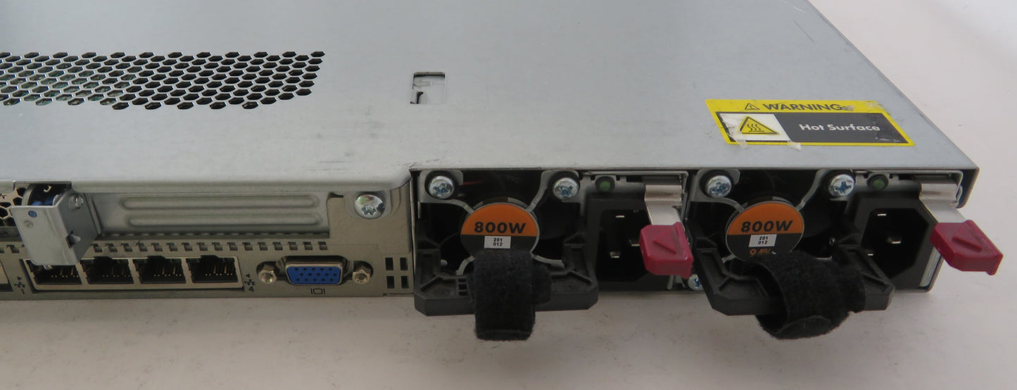 HP ProLiant Server DL360 G9 E5-2698v3x2 @2.3Ghz 256GB RAM 1.2TBx2 300GBx2 800Wx2