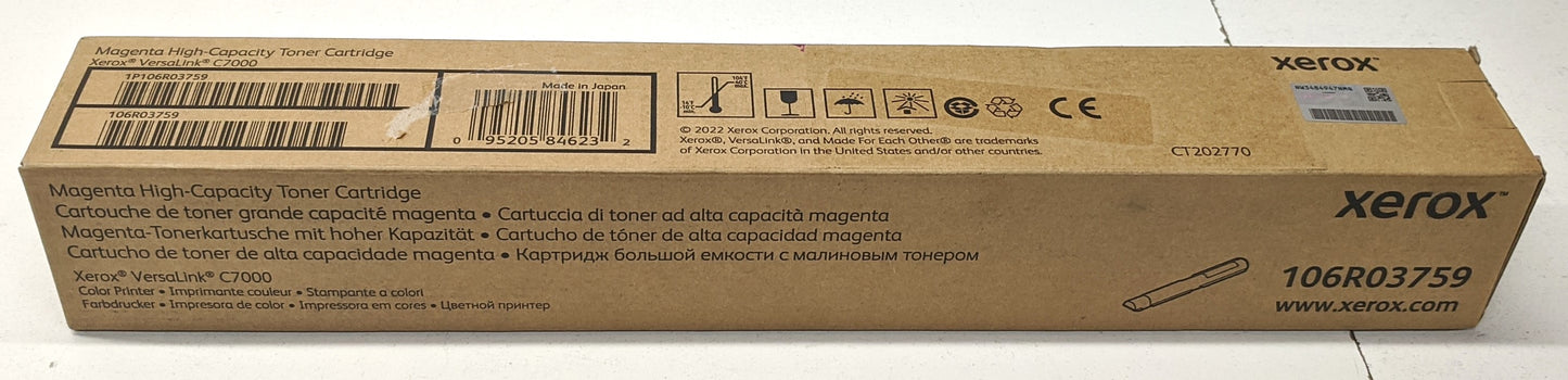 Xerox Original High Yield Laser Toner Cartridge - Magenta
