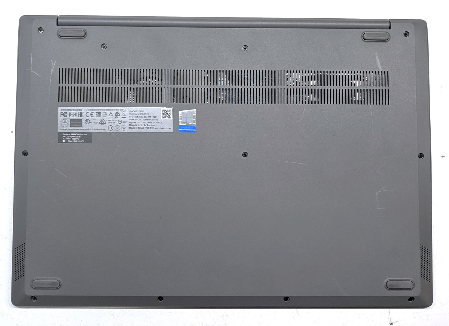 LENOVO IDEAPAD 3 17IML05 I3-10110U 8GB RAM 1TB HDD-SCRATCHED