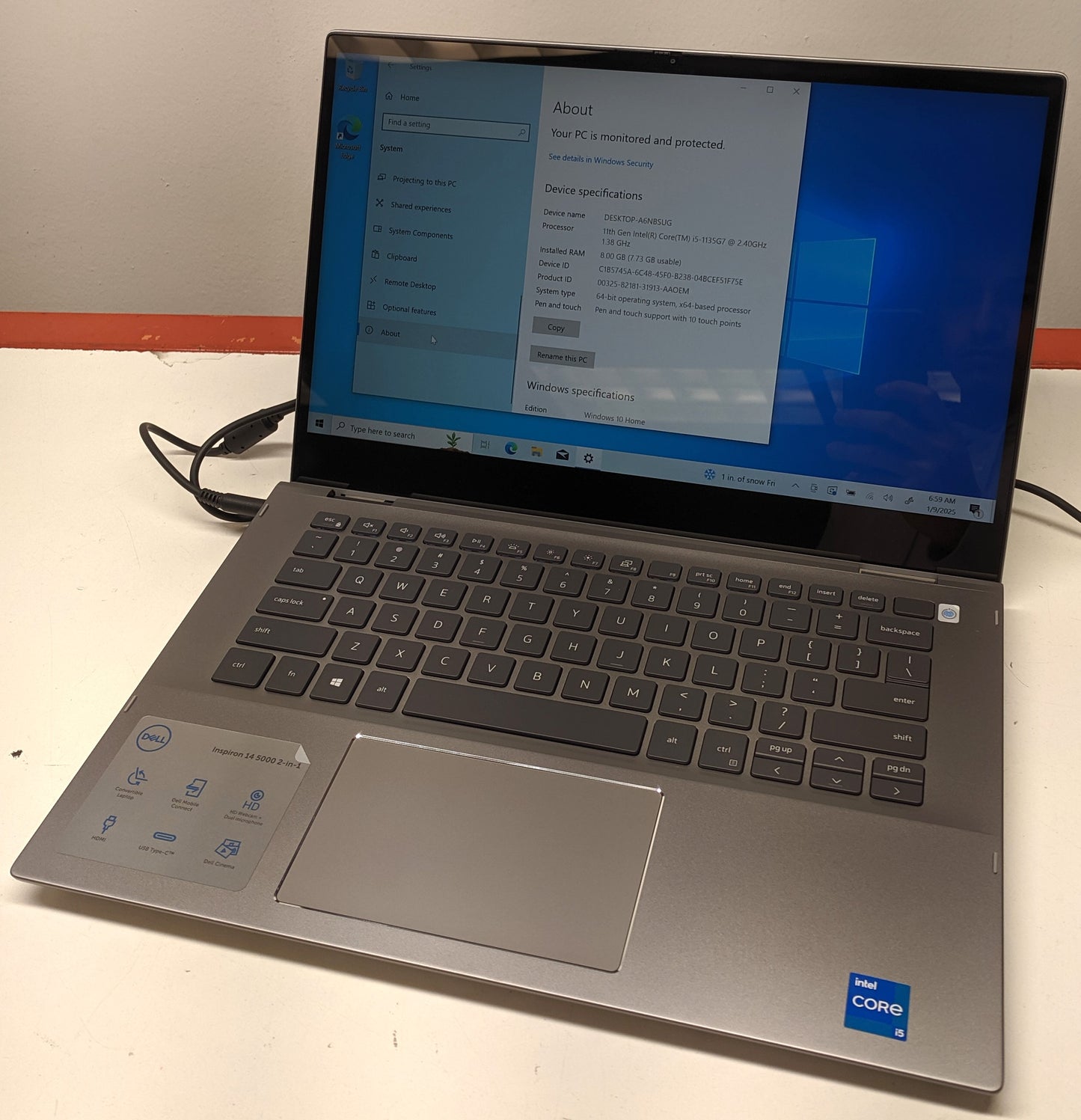 DELL INSPIRON 14 5406 14 I5-1135G7@2.40GHZ, 8GB, 512GB