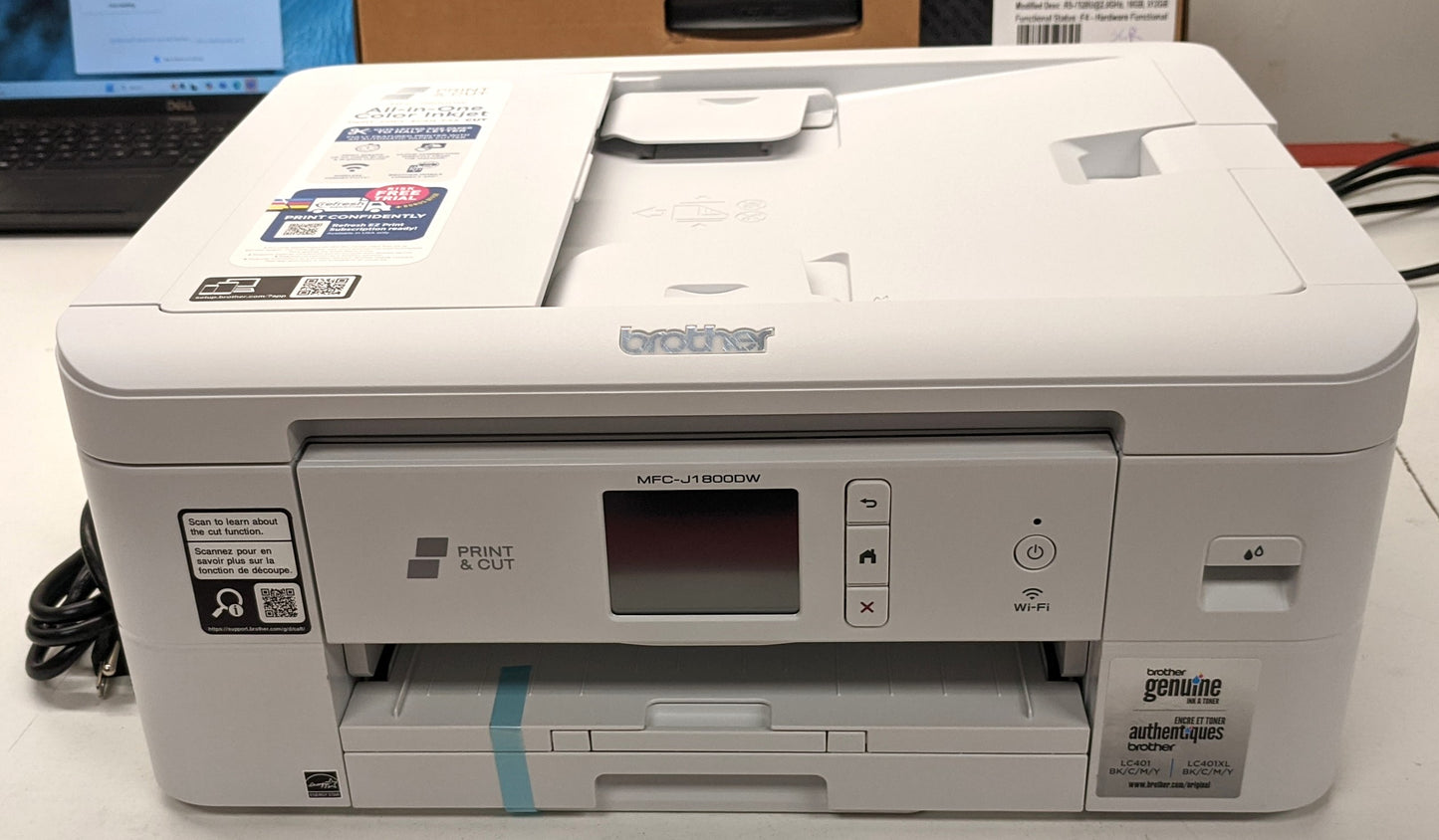 BROTHER PTINT & CUT MFC-J1800DW WIRELESS INKJET COLOR ALL-IN-ONE