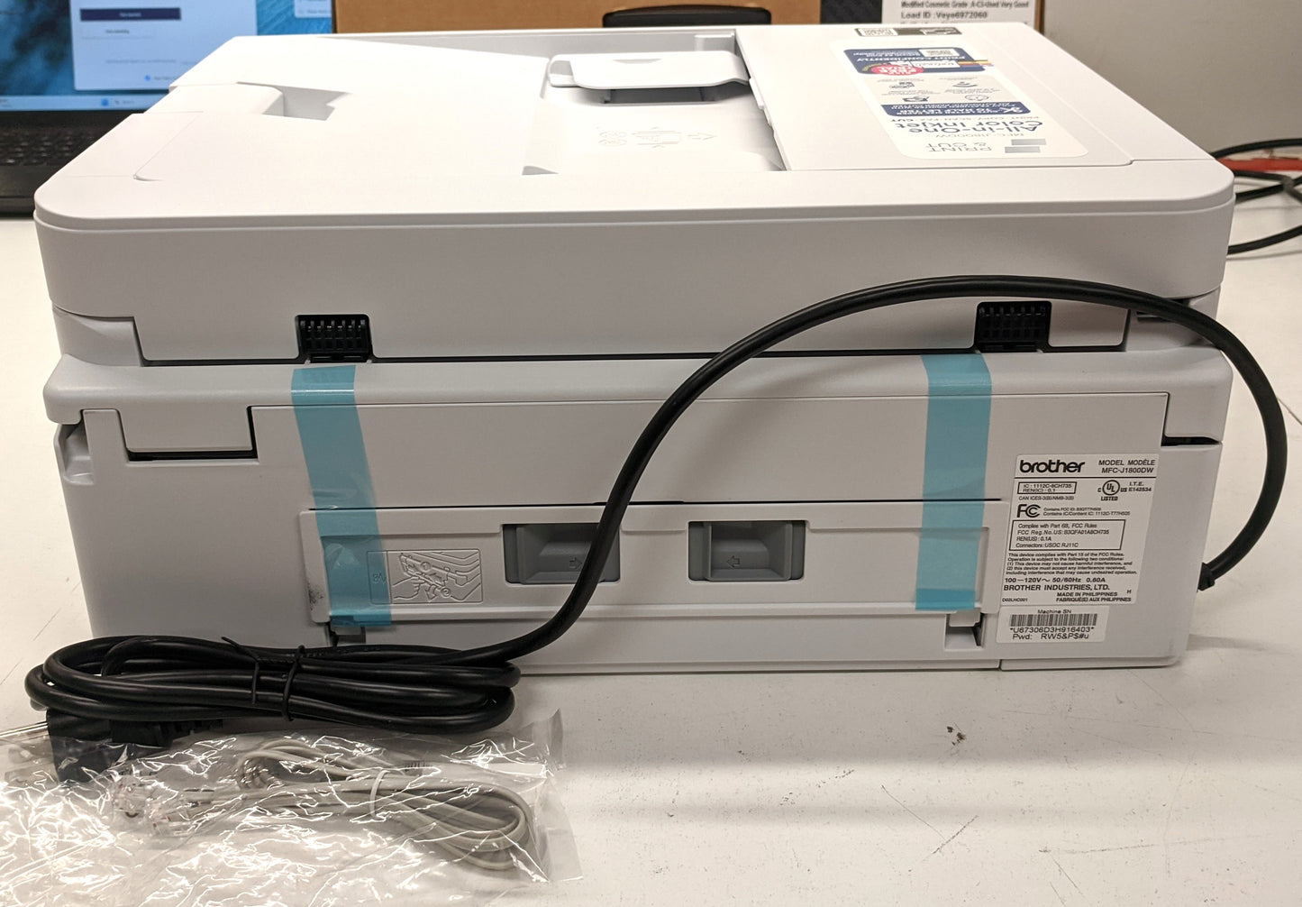 BROTHER PTINT & CUT MFC-J1800DW WIRELESS INKJET COLOR ALL-IN-ONE