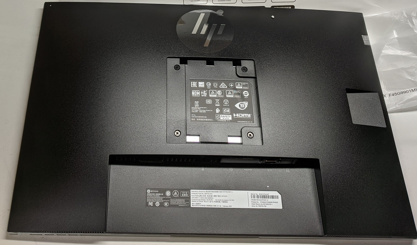 HP ELITEDISPLAY E243i 24in LED MONITOR