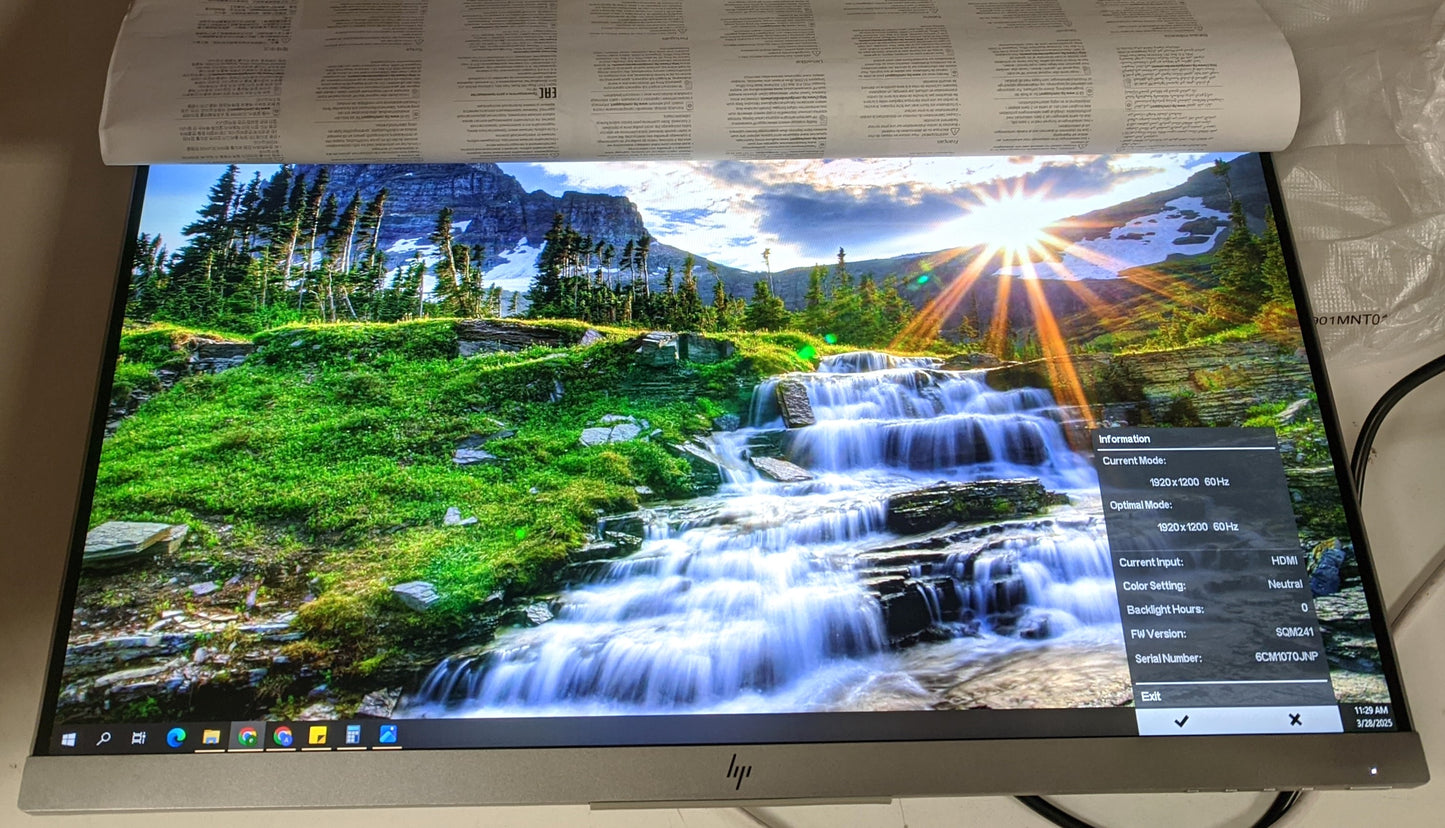 HP ELITEDISPLAY E243i 24in LED MONITOR