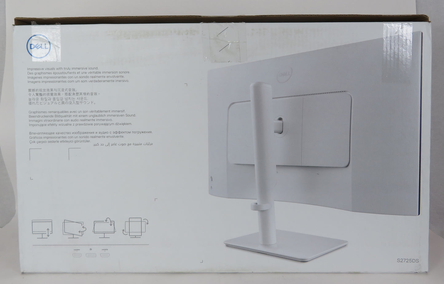 Open Box Dell S2725DS 27" 2K QHD 100Hz LED Monitor