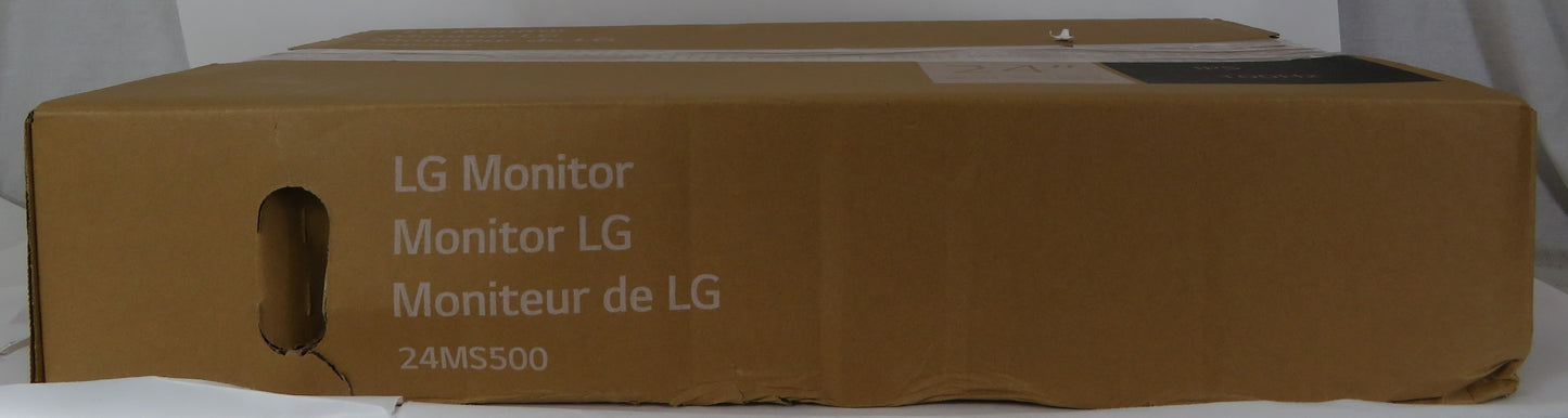 Open Box LG 24MS500-B 24in IPS Computer Monitor FHD (1920x1080) 100Hz HDMI