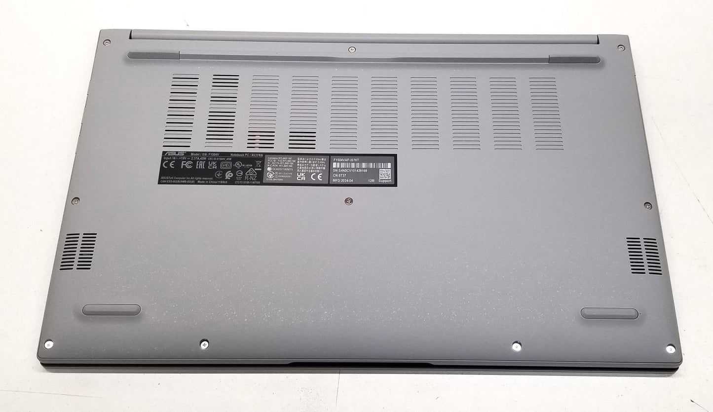 ASUS VIVOBOOK F1504V 15.6 IN i7-150U, 16GB MEMORY, 512GB SSD