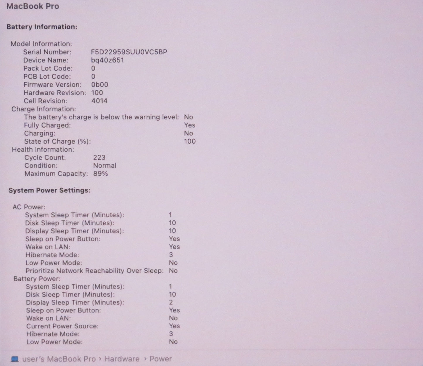 Apple Macbook Pro 2021 16in Retina XDR M1 Pro 16GB RAM 512GB macOS A2485