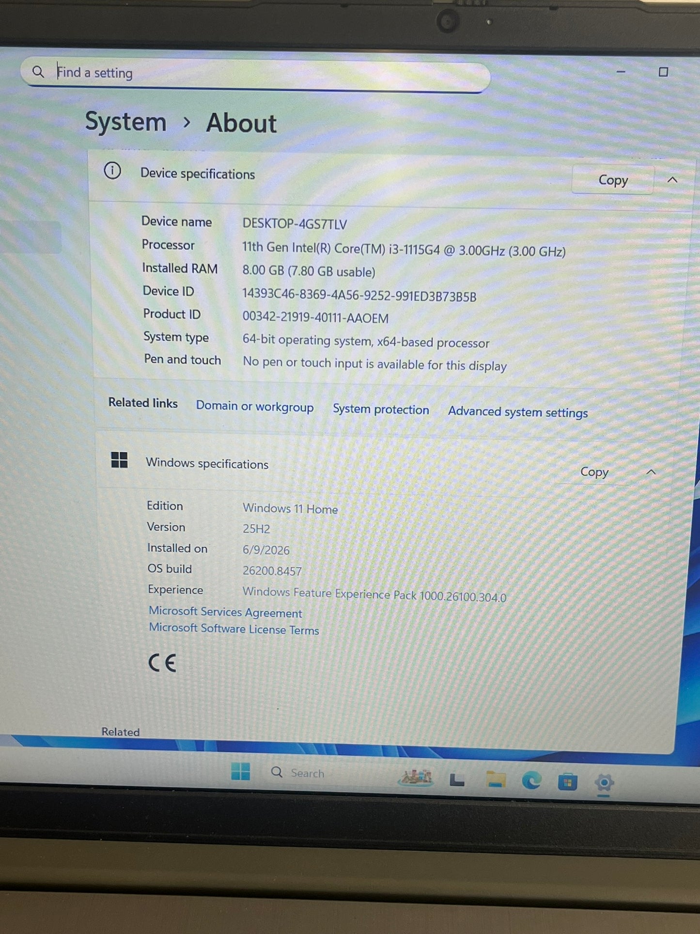 Lenovo IdeaPad 3 15.6in FHD 15ITL6 i3 1135G4 3.0GHz 8GB RAM 1TB Win11
