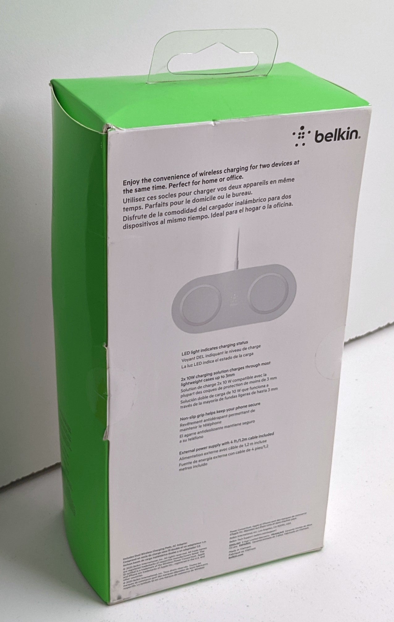 BELKIN WIRELESS CHARGING DUAL PADS 10W (APPLE/SAMSUNG)