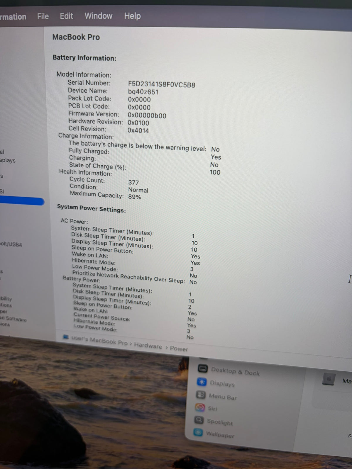 Apple Macbook Pro 2021 16in Retina XDR M1 Pro 16GB RAM 512GB macOS A2485