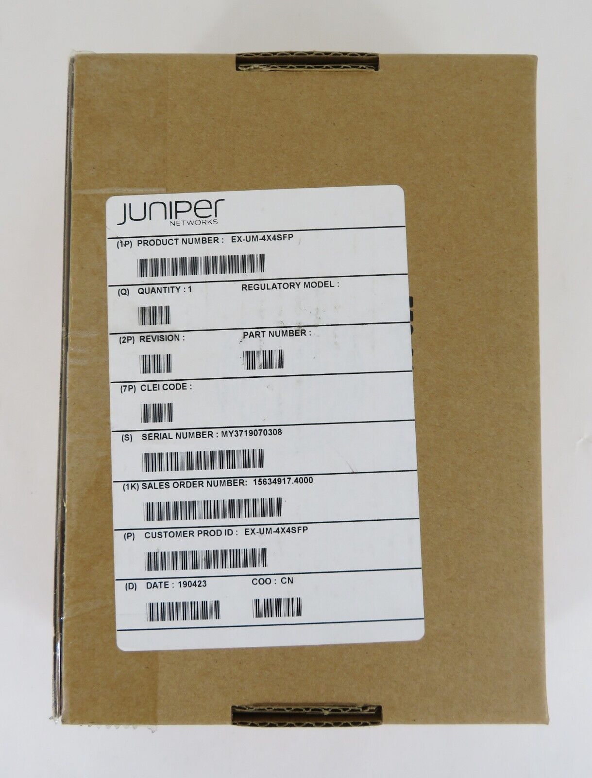 Juniper 611-044925 4-Port 10GBE Uplink Module EX4300 EXUM4X4SFP ex-um-4x4sfp