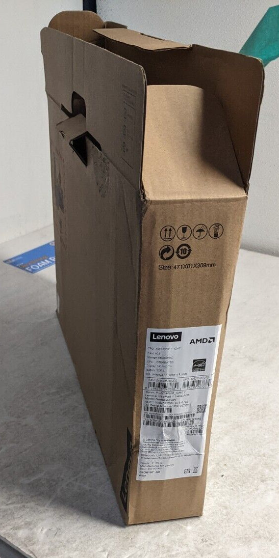 Lenovo Ideapad 1 14ADA05 14" AMD Athlon 3050E 4GB RAM 64GB SSD Win10
