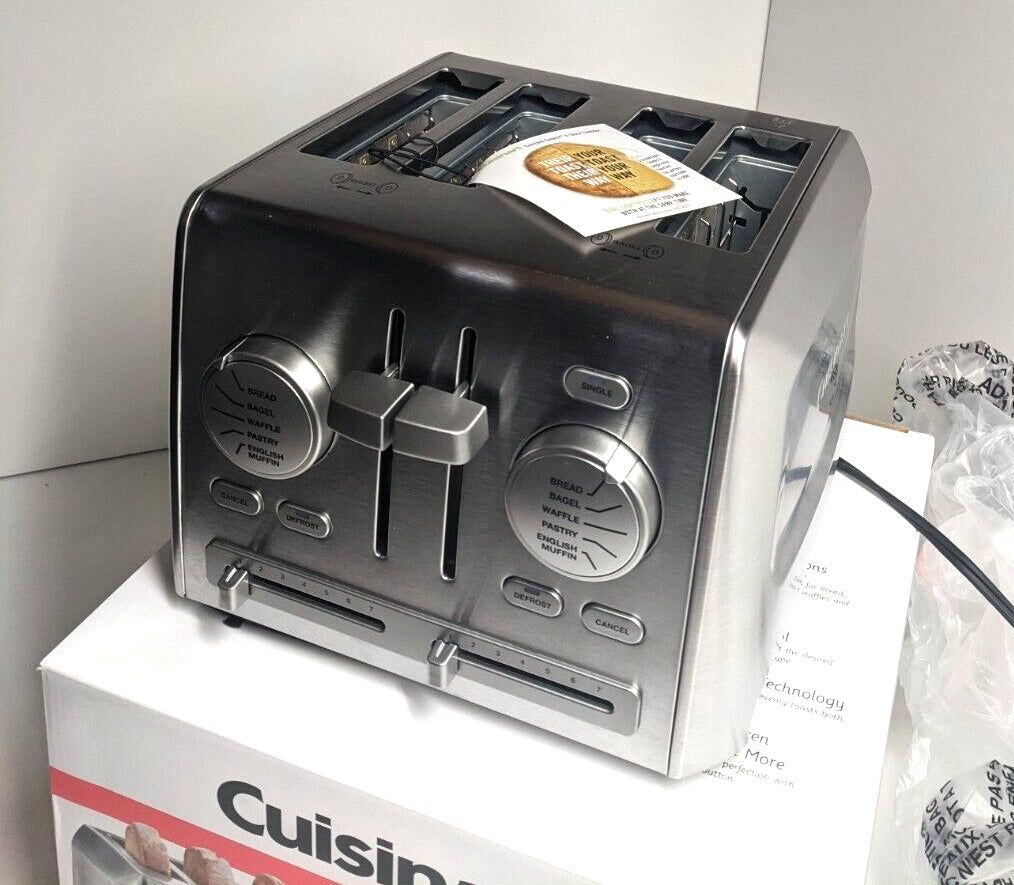 Cuisinart 4-Slice Custom Select Metal Toaster - Stainless Steel