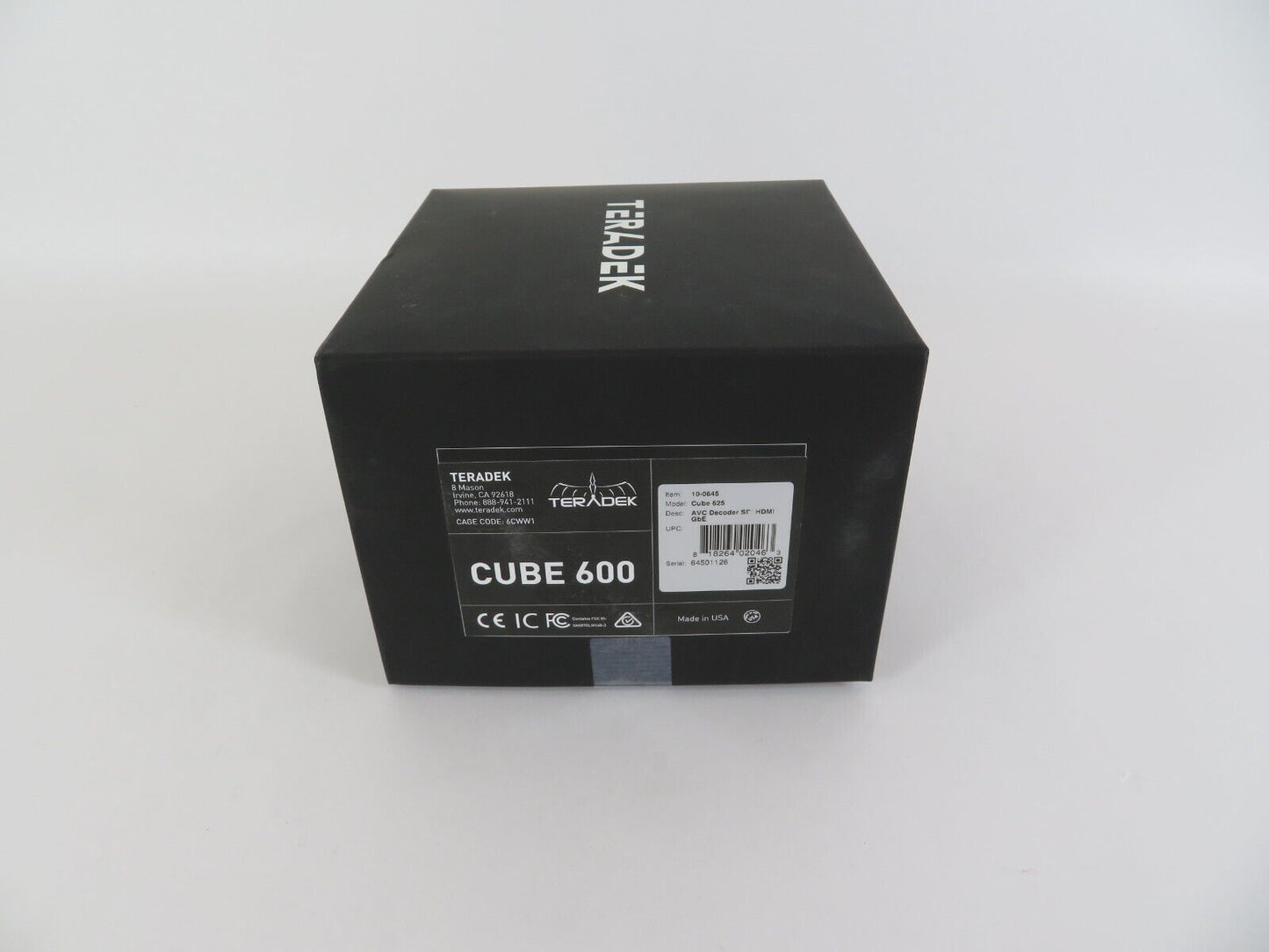 New Teradek Cube 625 H.264 HD Decoder