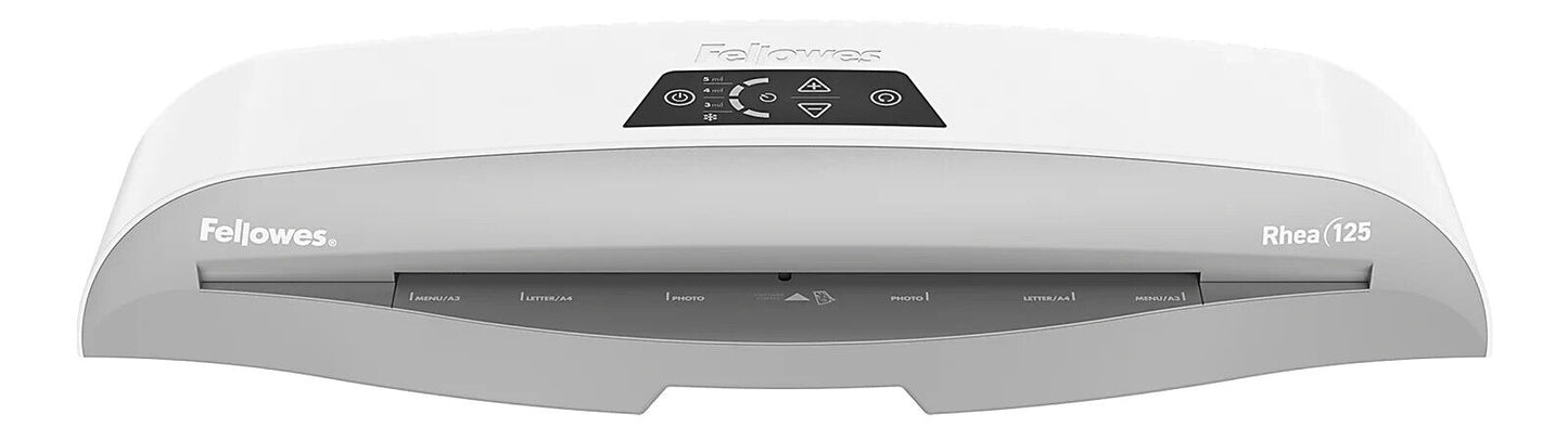 Fellowes Rhea 125 Laminator 12.5" Hot & Cold with 15 Pouch Starter Kit