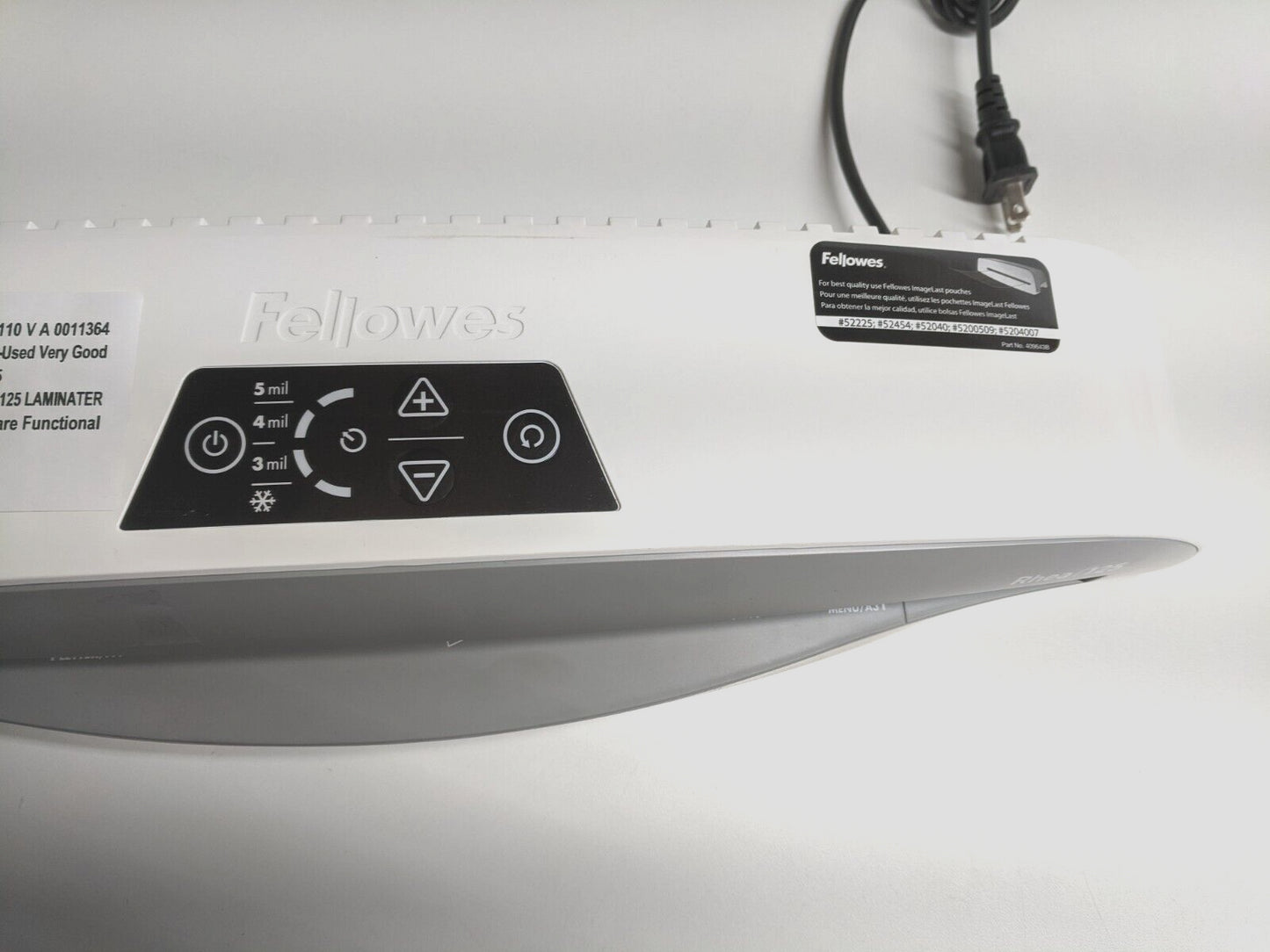 Fellowes Rhea 125 Laminator 12.5" Hot & Cold with 15 Pouch Starter Kit
