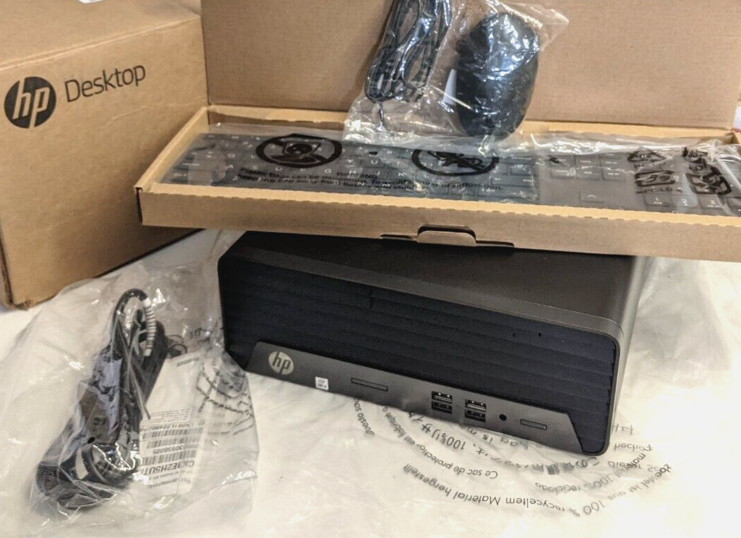 HP ProDesk 400 G7 (256GB SSD, Intel Core I5-10500, 3.10GHz, 8GB) Desktop - Black