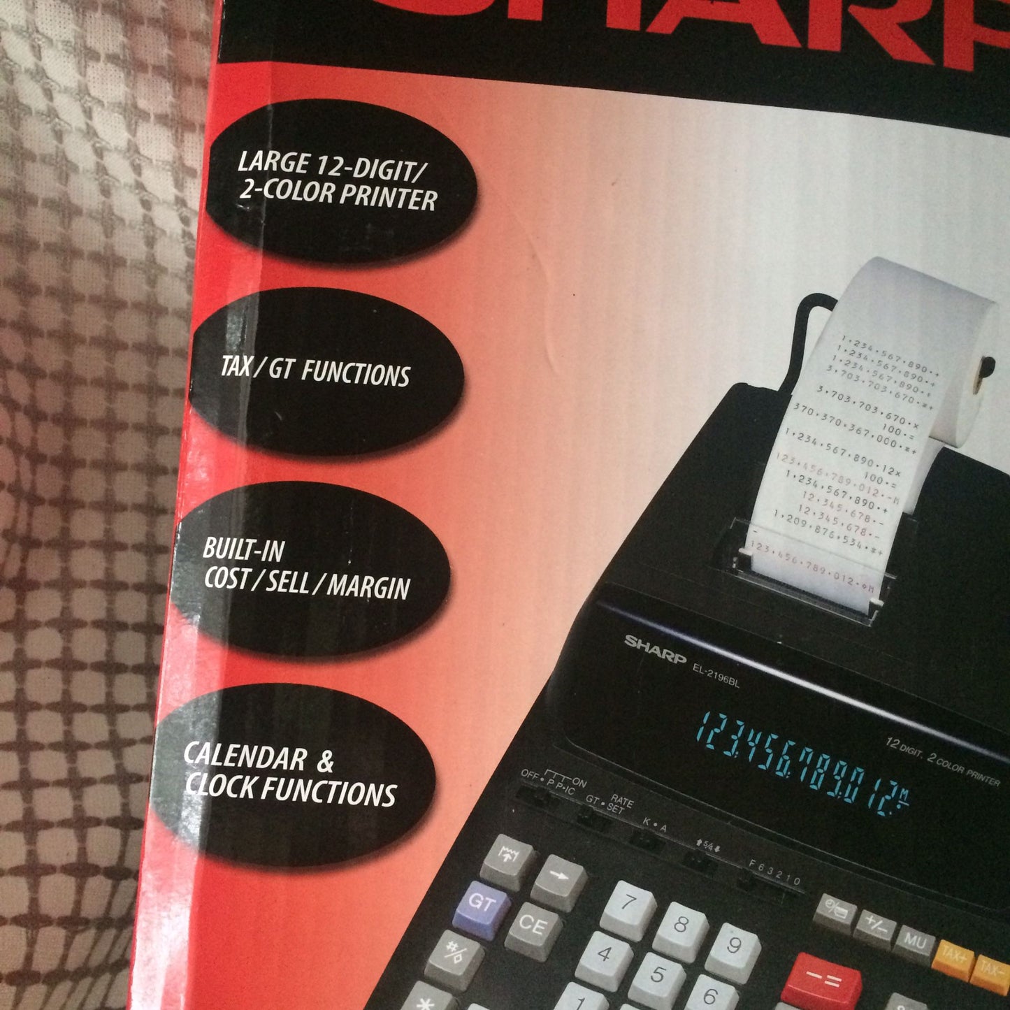 Sharp EL-2196BL Basic Calculator