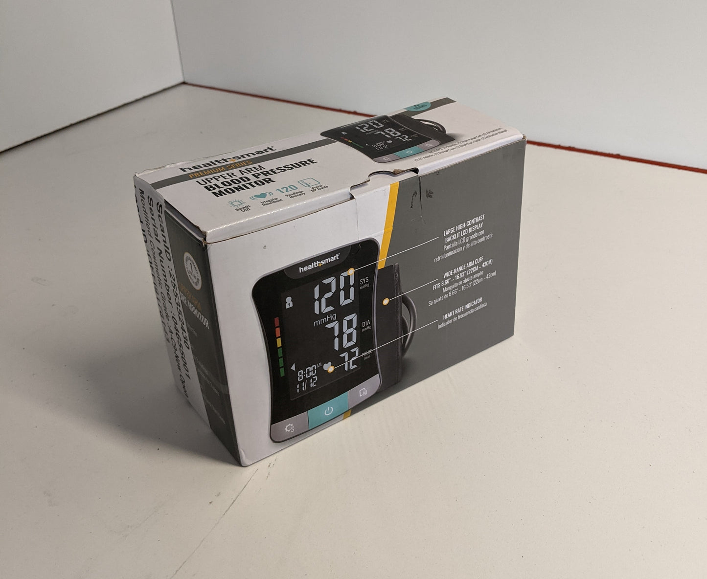 HealthSmart Digital Premium Blood Pressure Monitor with Automatic Upper Arm Cuff