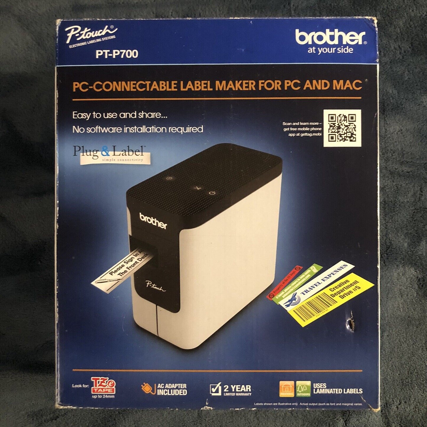 Brother PT-P700 PC-Connectable Label Printer