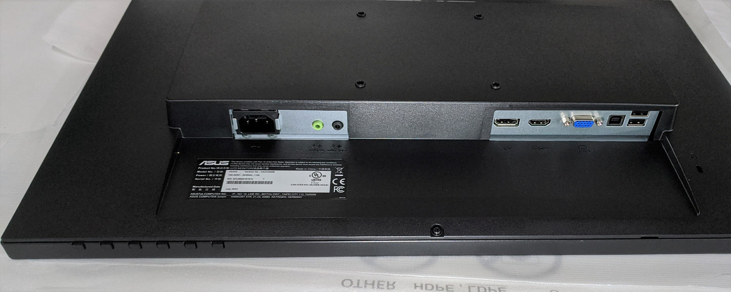 ASUS VA24DQSB 23.8" LCD MONITOR