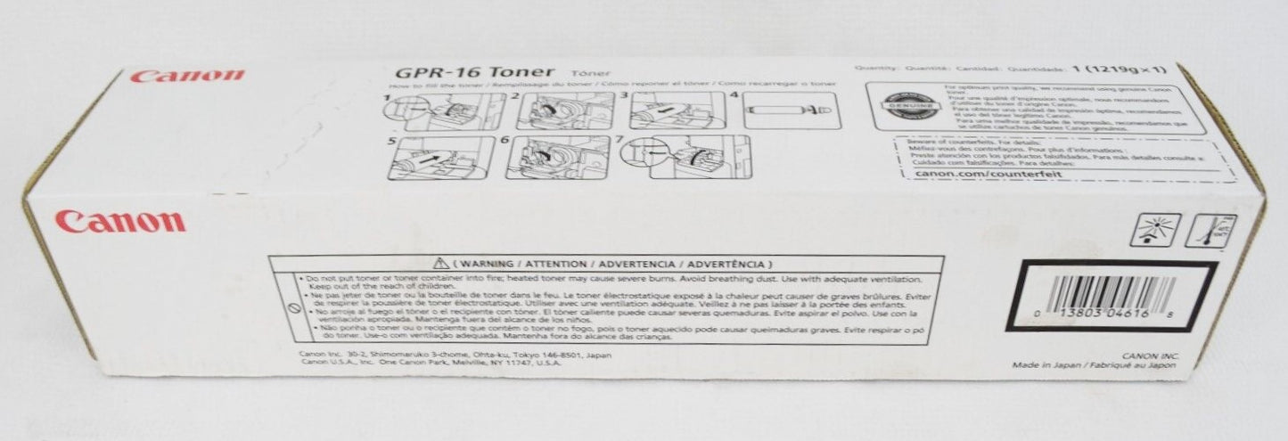 NEW Canon GPR-16 Toner Cartridge Black iR 3035 3225 3530 4530