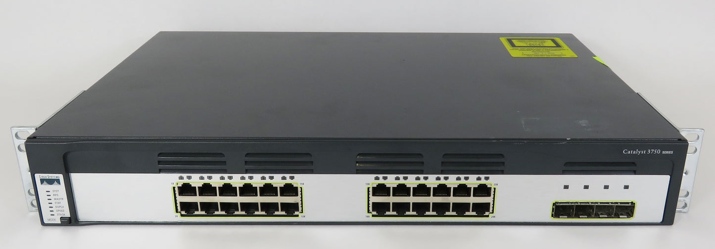 Cisco Catalyst WS-C3750G-24TS-S 24-Ports stackable Switch