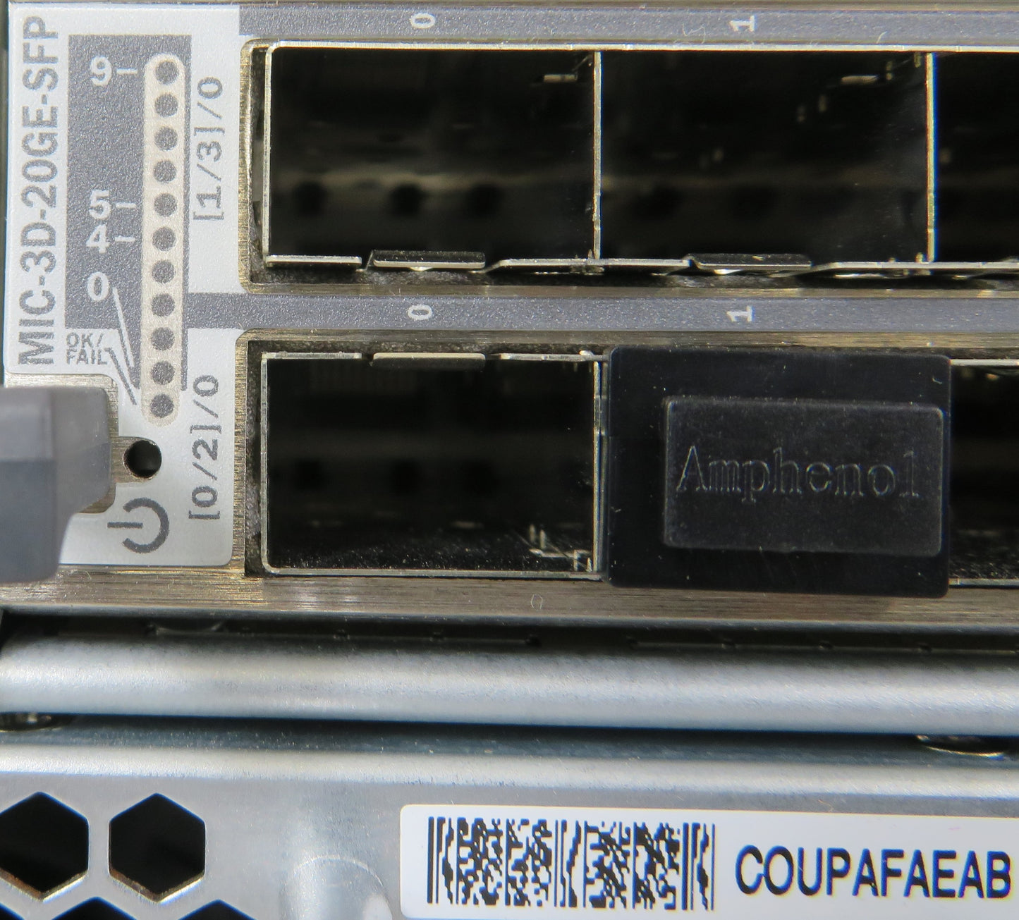 Juniper Networks MX5-T Router with MIC-3D-20GE-SFP + MIC-3D-2XGE-XFP Dual PSU