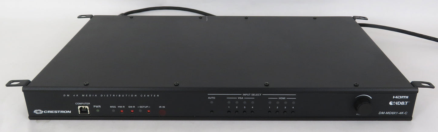Crestro DM-MD8X1-4K-C 4K Scaling Auto-Switcher W/DM 8G+ & HDBaseT Output