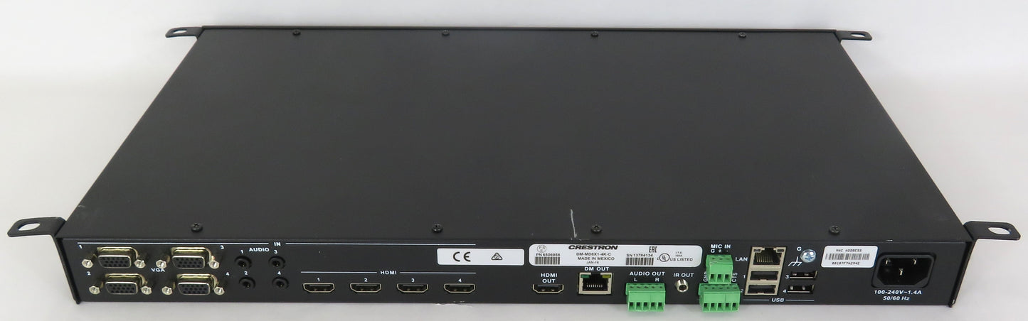 Crestro DM-MD8X1-4K-C 4K Scaling Auto-Switcher W/DM 8G+ & HDBaseT Output