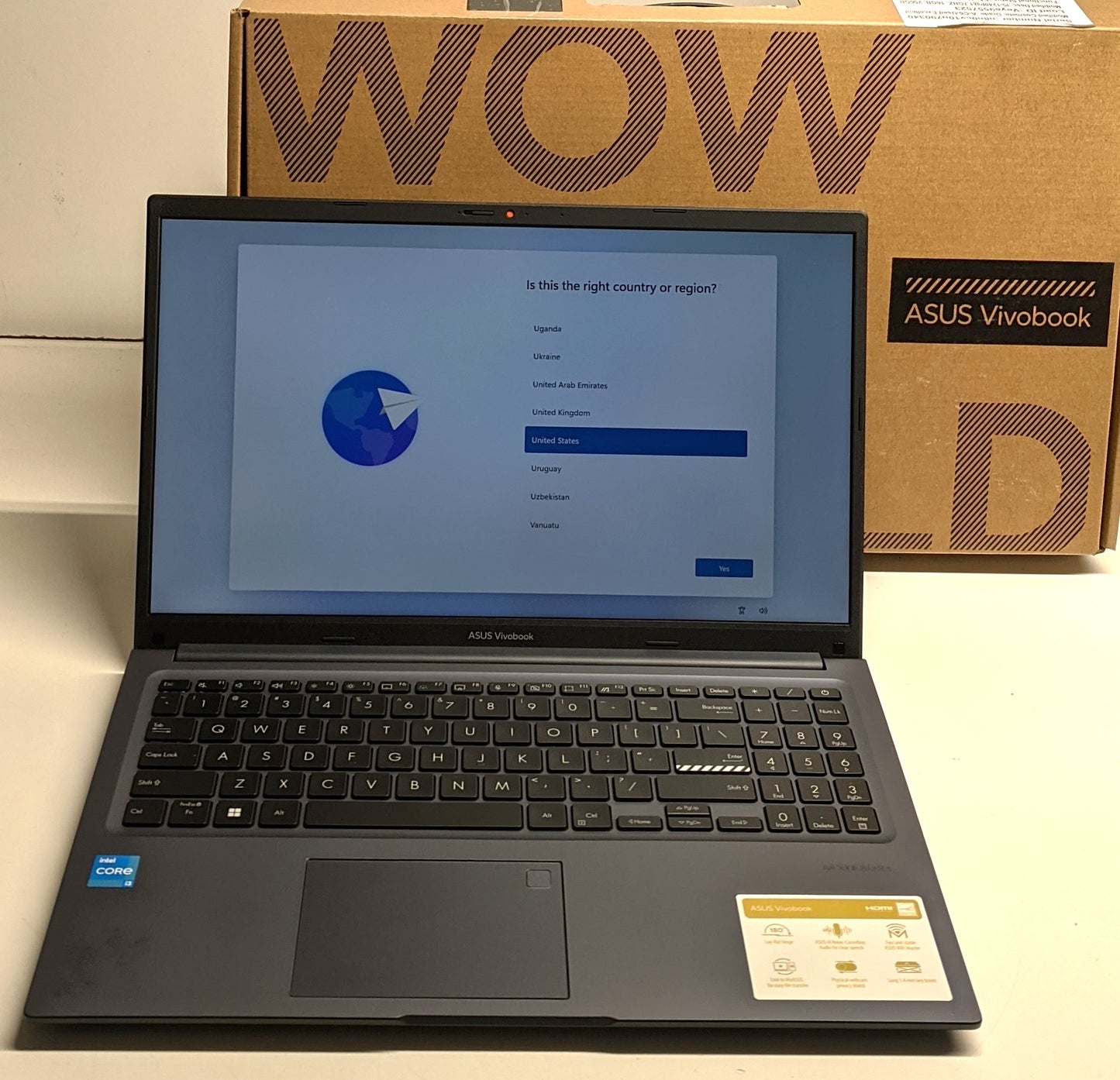 ASUS VIVOBOOK F1502Z INTEL 5-1240P 16GB RAM 256GB SSD