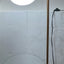 LumiSource Trombone Floor Lamp, 70-1/2"H, White Shade/Gold Base