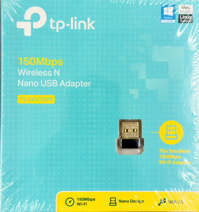 TP-Link TL-WN725N (US) Ver 3.8 150Mbps Wireless N USB Adapter - Brand New