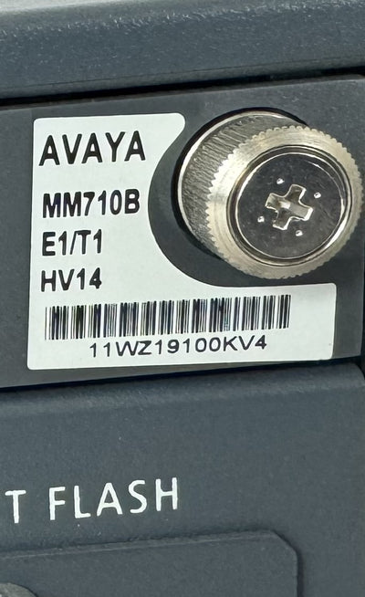 Avaya G430 Media Gateway w/ modules 2xMM711 Analog HV44 1x MM710B E1/T1 HV14