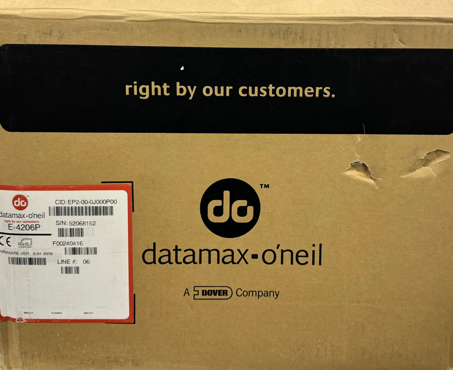 Honeywell Datamax-O neil E-Class Mark III Professional E-4206P EP2-00-0J000P00