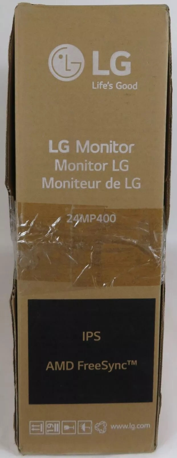 Open Box LG 24MP400 1080p 24in FHD IPS Borderless Monitor w/ AMD FreeSync